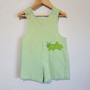 The Bailey Boys Baby Gingham Vintage Romper